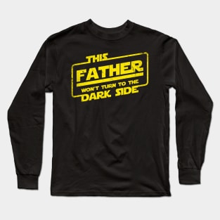 Father's Day Best Dad Sci-fi Slogan Long Sleeve T-Shirt